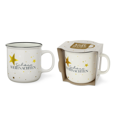 Weihnachtlicher Kaffeebecher Stern Sch&ouml;ne Weihnachtlicher 