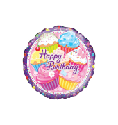 Folienballon Cupcake Birthday 46cm