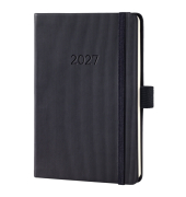 Buchkalender 2027 A6 schwarz