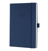 Buchkalender C2762, Conceptum, dunkelblau, 1 Woche / 2 Seiten, 14,8x21,3cm (ca. A5), 2027