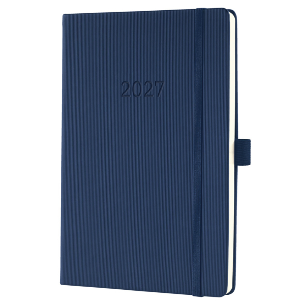 Sigel Buchkalender C2762, Conceptum, dunkelblau, 1 Woche / 2 Seiten, 14,8x21,3cm (ca. A5), 2027 4004360765988 Sigel