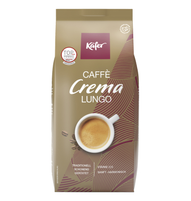 Kaffee Caffe Crema Lungo V305015, 1kg, ganze Bohnen im Beutel