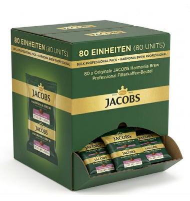 Kaffee Harmonia Brew 4039445, 80x 60g, gemahlen im Portionsbeutel
