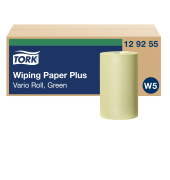 Wischt&uuml;cher 129255 Plus vario green W5 Kleinrollen 2-lagig