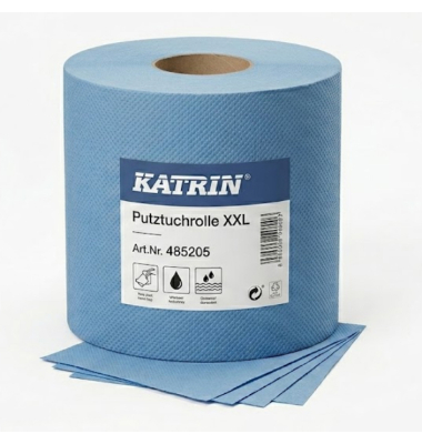 Wischtuchrolle Basic Industrial Towel XXL3 Blue 485205, 1000 T&uuml;cher, 38cm x 360m, blau