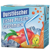 Durstl&ouml;scher Eistee Pfirsich 27573 TetraPak 0,5 Liter