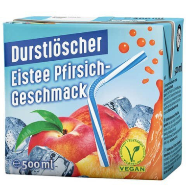 Eistee Pfirsich 27573 TetraPak 0,5 Liter