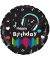 Folienballon Media Music Birthday