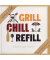 Geburtstagskarten 69-4055 Grill Chill Refill mehrfarbig