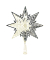 Baumspitze Metallstern gold