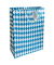 Geschenktasche 1503-2600 Bayernraute, allgemein, Kordelband mit Geschenkanh&auml;nger, Bayernraute, 25cm x 33cm
