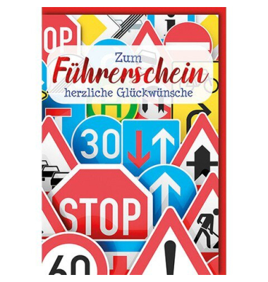 Gl&uuml;ckwunschk. z. F&uuml;hrerschein