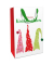 Geschenktasche 1683-25502, Weihnachten, mit Trageband, Wintermeise, 26cm x 36cm