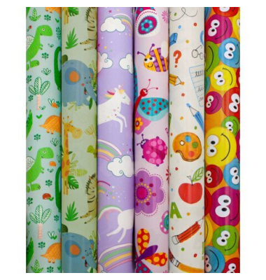 Geschenkpapierrolle 2mx70cm Kids sort.