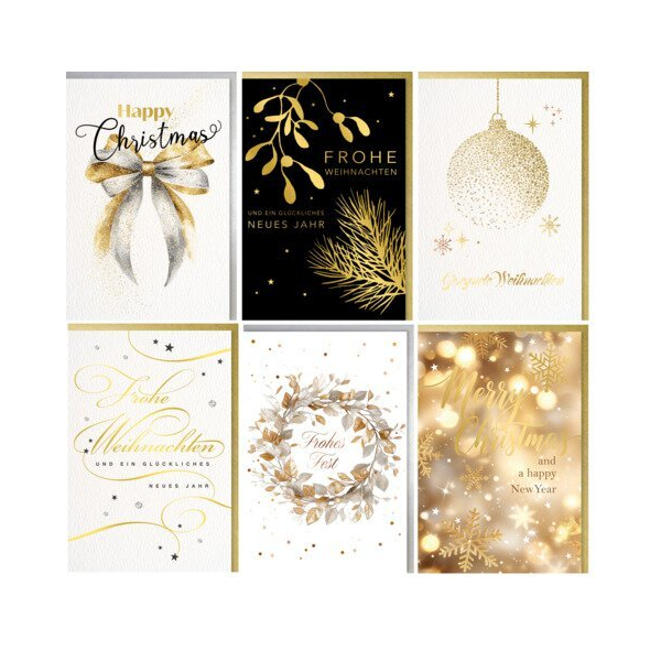 Braun und Company Weihnachtskarte 72ST sortiert 4014995967732 Braun und Company