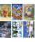 Adventskalenderkarte  10 Er sort.