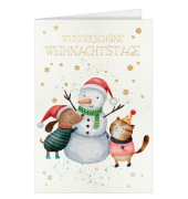 Weihnachtskarte Kinder