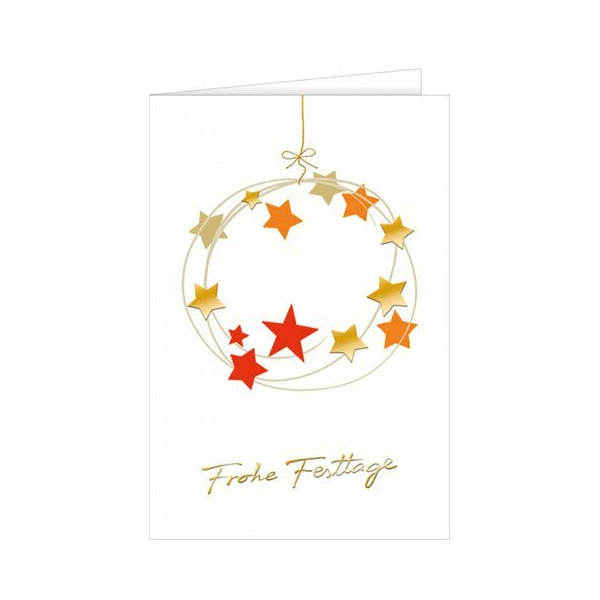 5 Stück Hanra Weihnachtskarte 9004546592631 Hanra