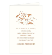 Weihnachtskarte heilig