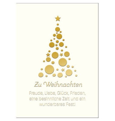 Weihnachtskarte 4ST