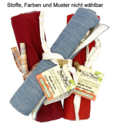 NewPen Stofffedermappe mit 12 Eco Buntstiften