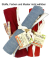 NewPen Stofffedermappe mit 12 Eco Buntstiften
