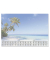 Schreibunterlage Beach H7470 blau Palmenstrand 59,5x41cm (BxH)