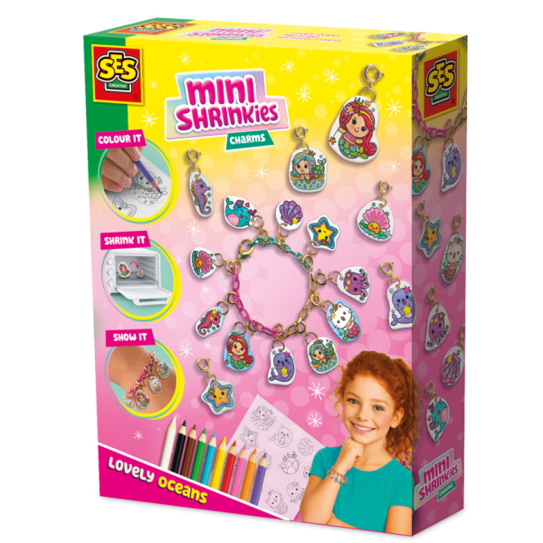 SES Mini Shrinkies - Charms Lovely Ocean 8710341141714 SES