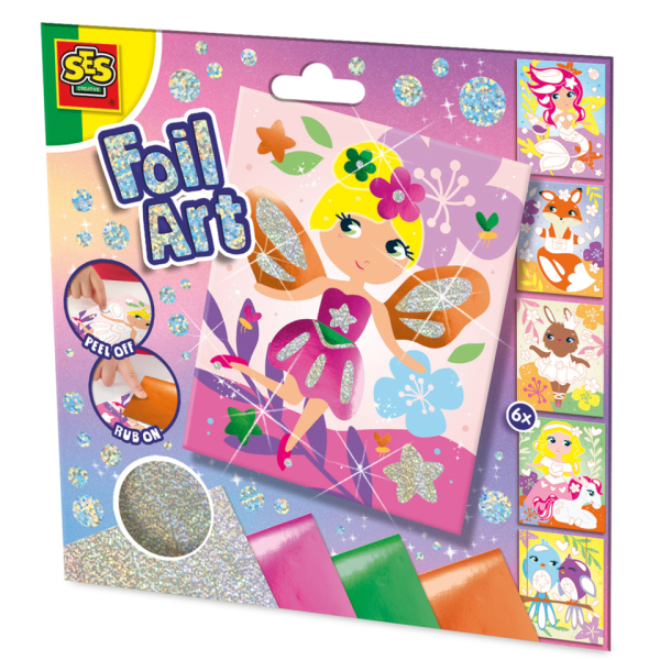SES Foil art - Fairyland friends 8710341143015 SES