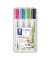 Boardmarker Lumocolor 351, 351-WP4-1, Etui, 4-farbig sortiert, 2mm Rundspitze