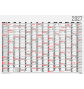 Plakatkalender 5044312007, 14 Monate / 1 Seite, 98x68cm, 2027