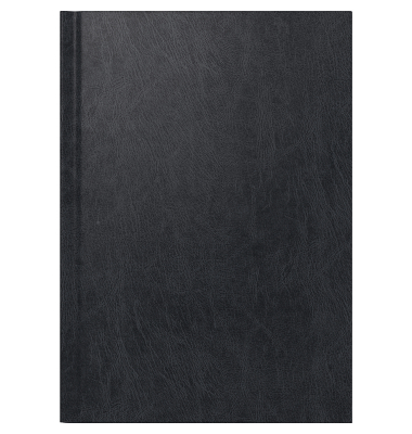 Buchkalender 5079460907, schwarz, 1 Woche / 2 Seiten, 14,8x20,5cm (A5), 2027