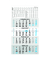 Wandkalender 959-0015, 4 Monate / 1 Seite, 33x58,8cm, 2027