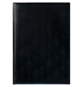 Buchkalender 873-0020, schwarz, 1 Tag / 1 Seite, 14,5x21cm (A5), 2027