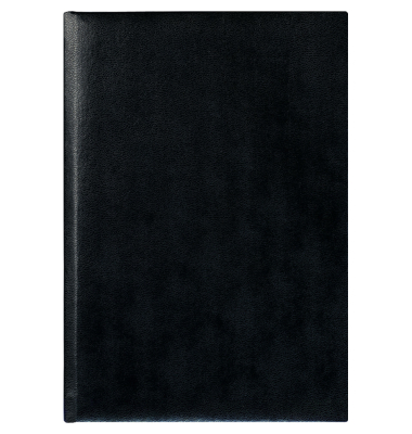 Buchkalender 873-0020, schwarz, 1 Tag / 1 Seite, 14,5x21cm (A5), 2027