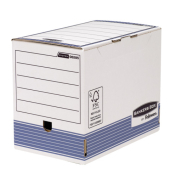 Archivbox 0028501, wei&szlig;/blau, Karton