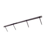 Bindestrips VeloBind A9741639, 4-K&auml;mme-Stripbindung, 4 K&auml;mme auf A4, wei&szlig;, 45mm