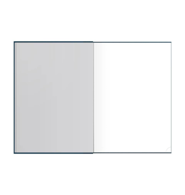 Notizbuch 100420042, schwarz, A4, blanko, 90g, 96 Blatt / 192 Seiten