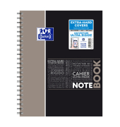 Notebook A4+ 80Bl kar. sort.
