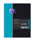 Notebook A4+ 80Bl kar. sort.