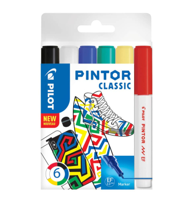 Kreativmarker Pintor EF 6ST sortiert