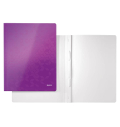 Schnellhefter WOW 3001-00-62, A4, violett, Karton, 300g, Vorderdeckel violett / opak