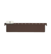 H&auml;ngeleitkarten braun 25ST