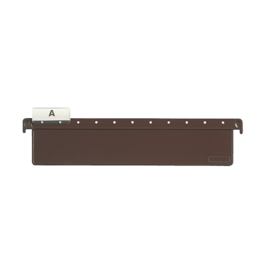 H&auml;ngeleitkarten braun 25ST