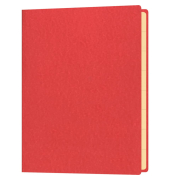 Briefmarkenmappe 180x250mm rot