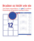 Etiketten L7164-100, wei&szlig;, 63,5x72mm, rechteckig