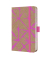 Buchkalender J6800, braun, neon-pink, 1 Woche / 2 Seiten