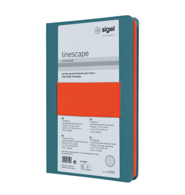 Notizbuch LS205, 8 mm liniert, 80g, 88 Blatt