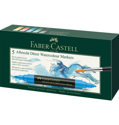 Aquarellmarker Set 5ST sortiert