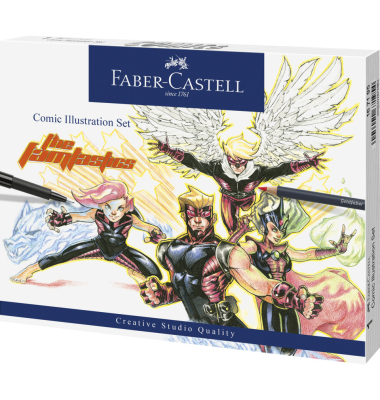 Tuschestift Comic Set 11ST sortiert